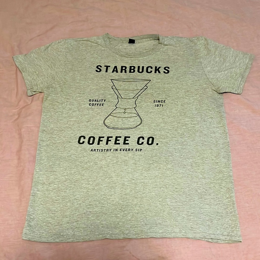 Starbucks pour over tee